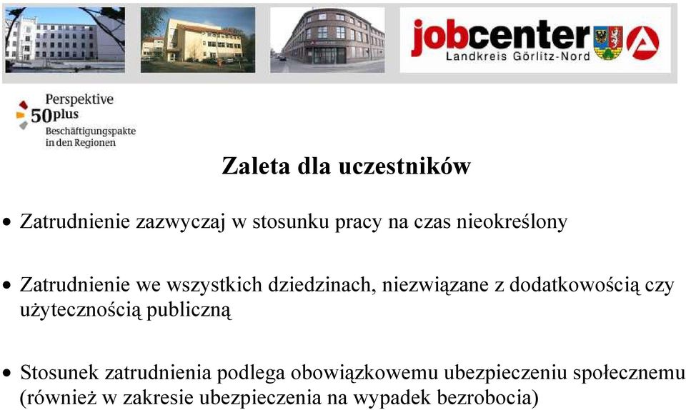 dodatkowością czy użytecznością publiczną Stosunek zatrudnienia podlega