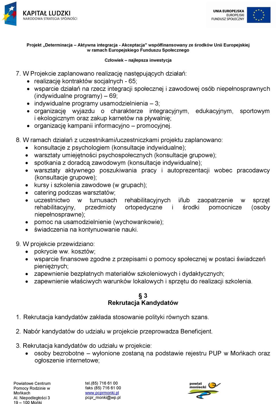 informacyjno promocyjnej. 8.