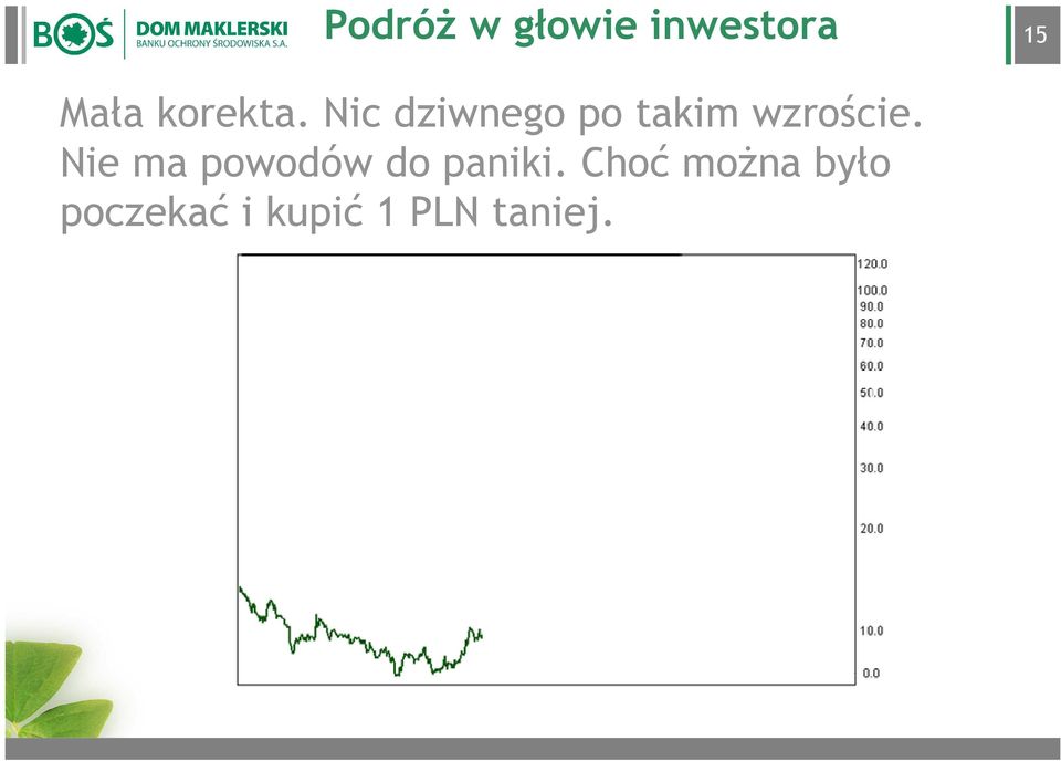 Nie ma powodów do paniki.