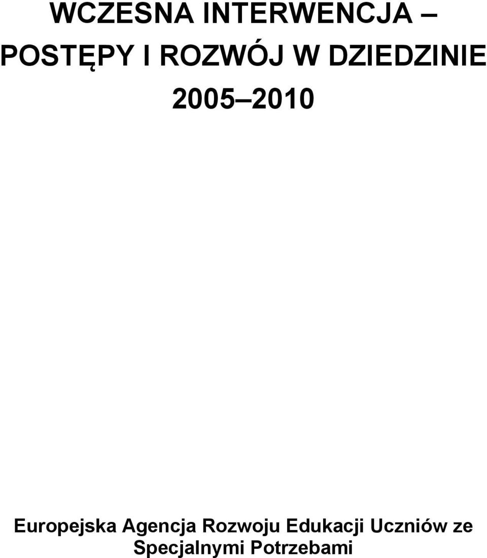 Europejska Agencja Rozwoju