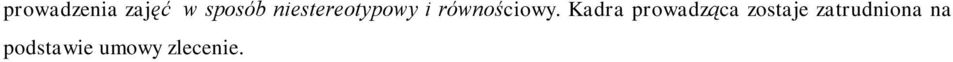 Kadra prowadząca zostaje