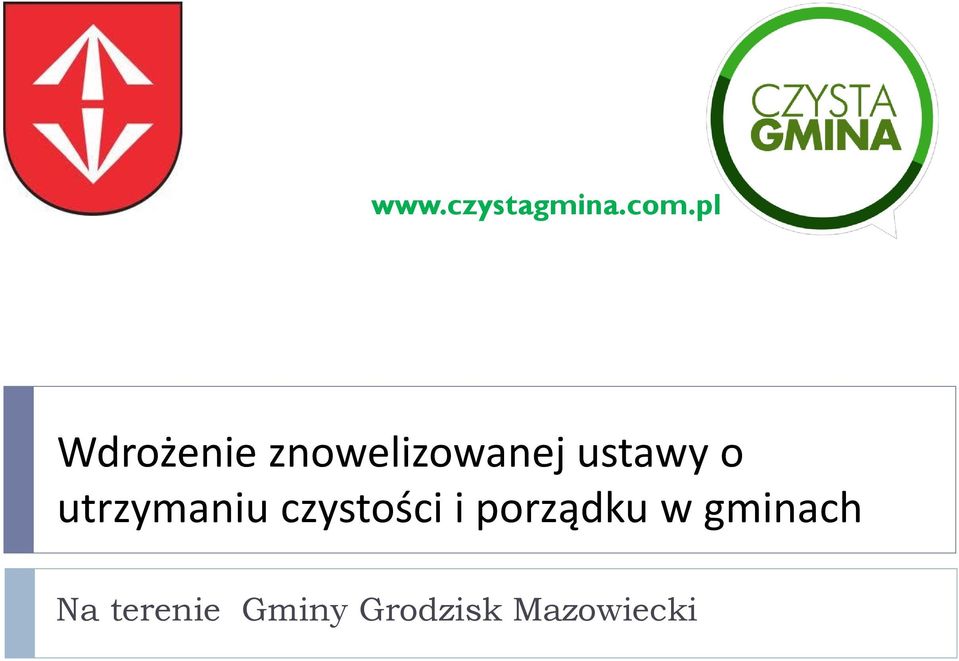 czystości i porządku w