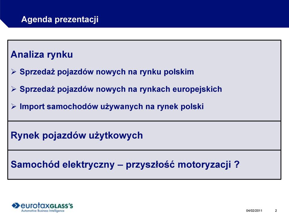 Import samochodów używanych na rynek polski Rynek pojazdów