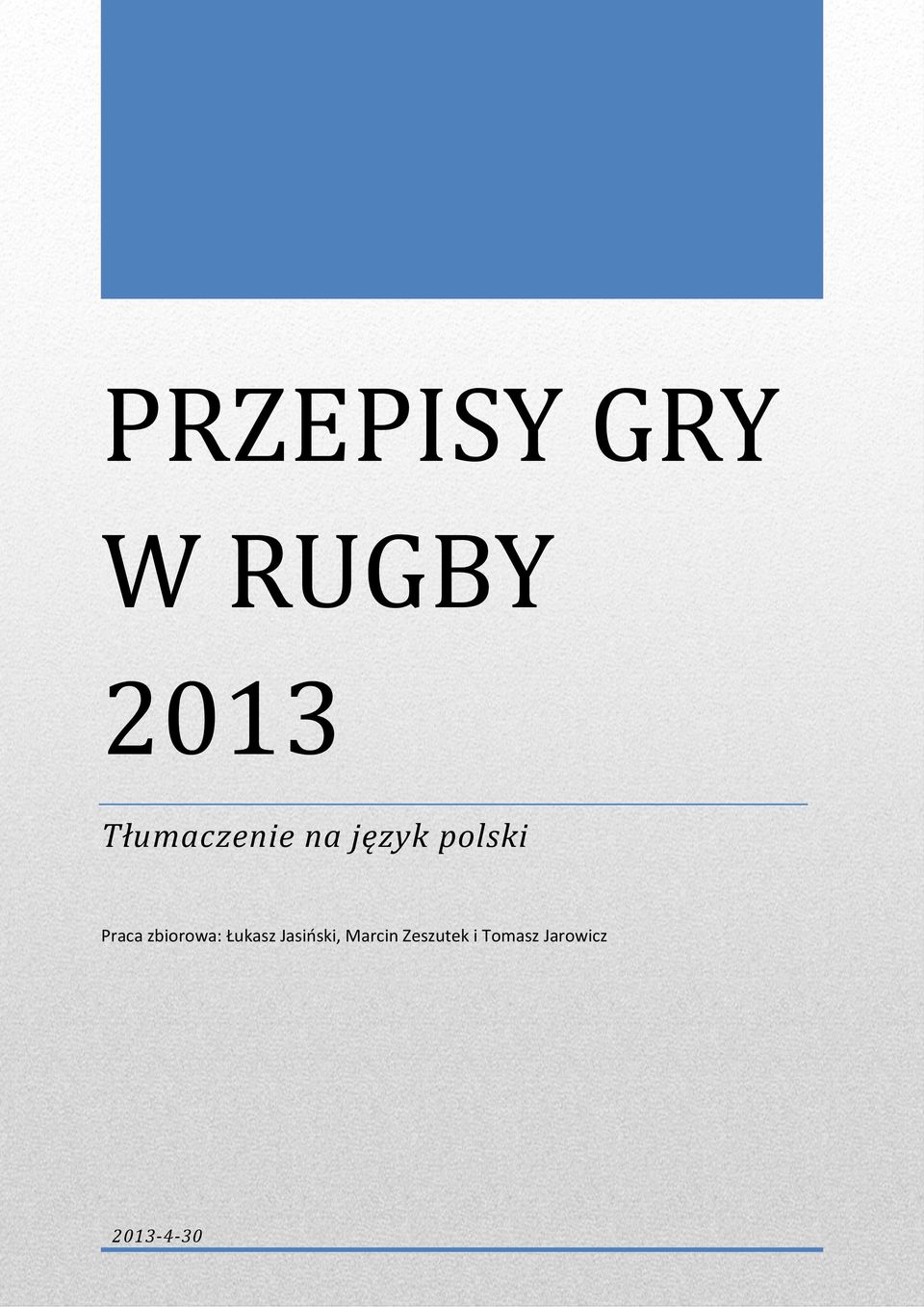 Praca zbiorowa: Łukasz Jasiński,