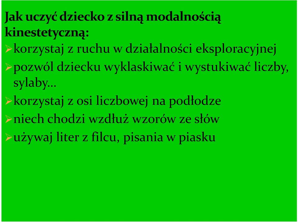 sylaby korzystaj z osi liczbowej na podłodze niech
