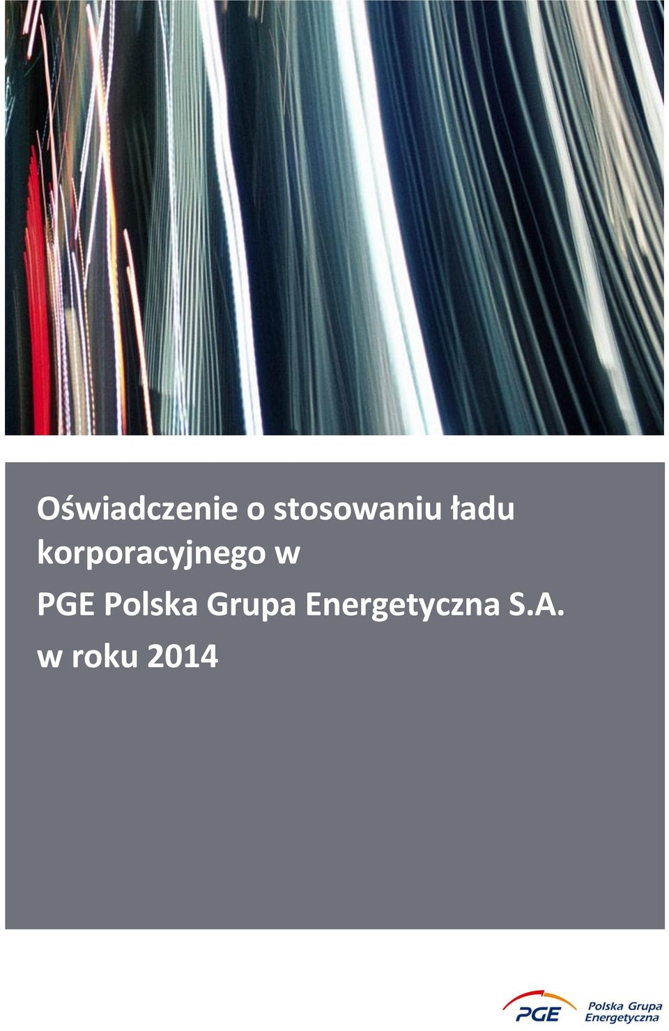 korporacyjnego w PGE