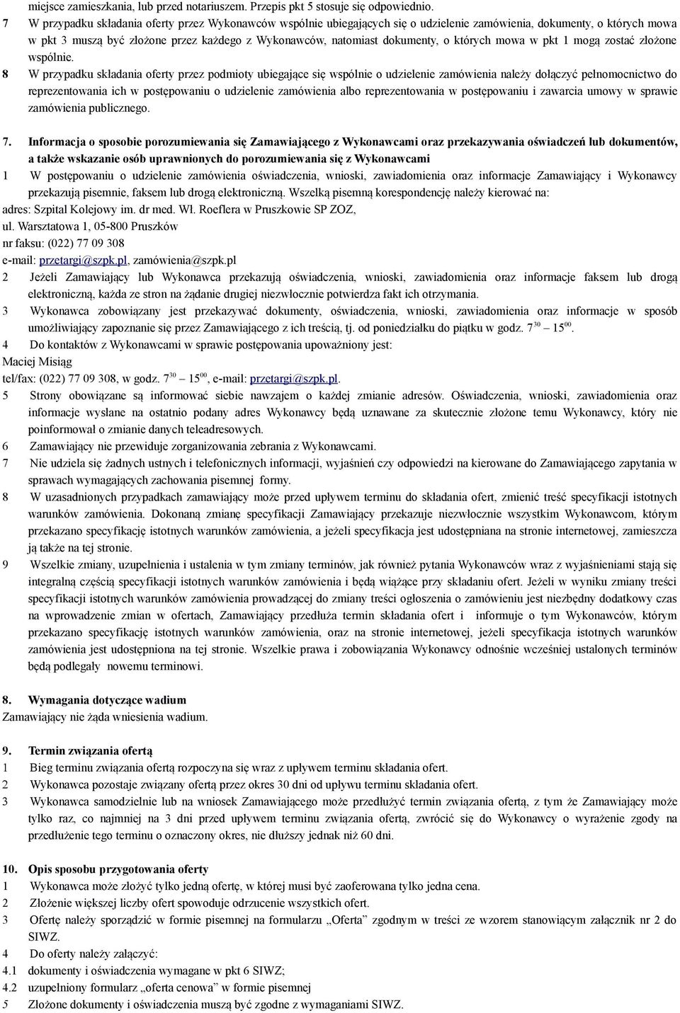 o których mowa w pkt 1 mogą zostać złożone wspólnie.