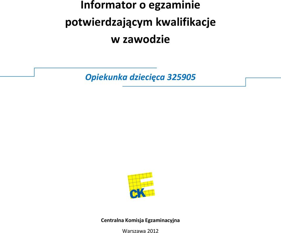 zawodzie Opiekunka dziecięca