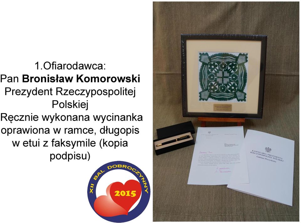 Ręcznie wykonana wycinanka oprawiona w