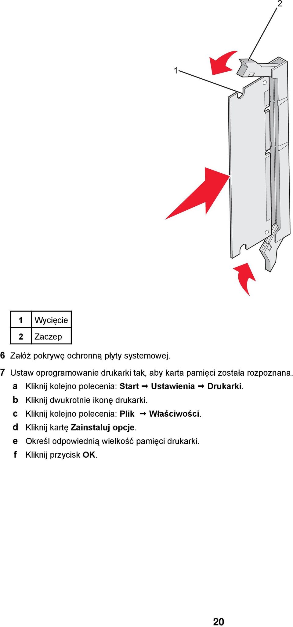 a Kliknij kolejno polecenia: Start Ustawienia Drukarki.