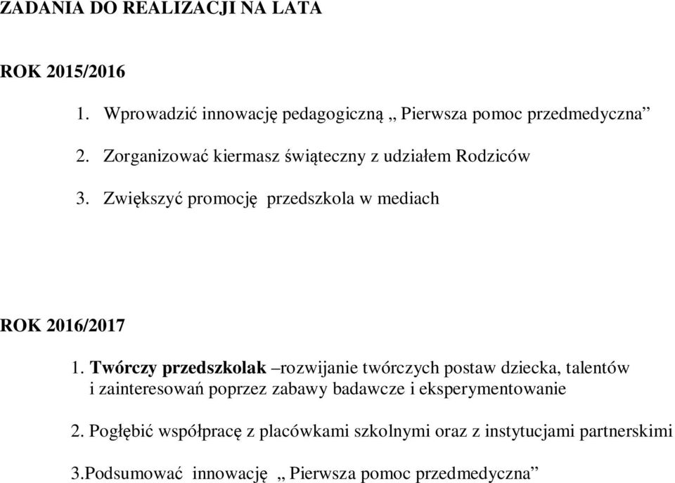 Twórczy przedszkolak rozwijanie twórczych postaw dziecka, talentów i zainteresowa poprzez zabawy badawcze i