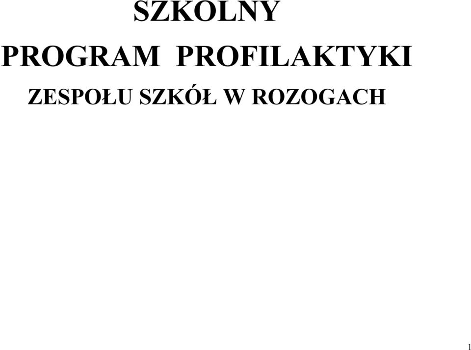 PROFILAKTYKI