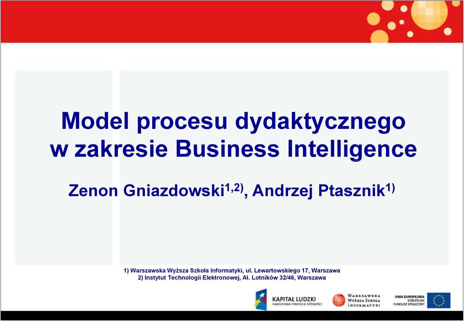 Wyższa Szkoła Informatyki, ul.