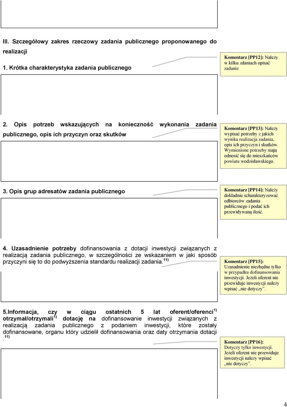 i skutków. Wymienione potrzeby mają odnosić się do mieszkańców powiatu wodzisławskiego. 3.