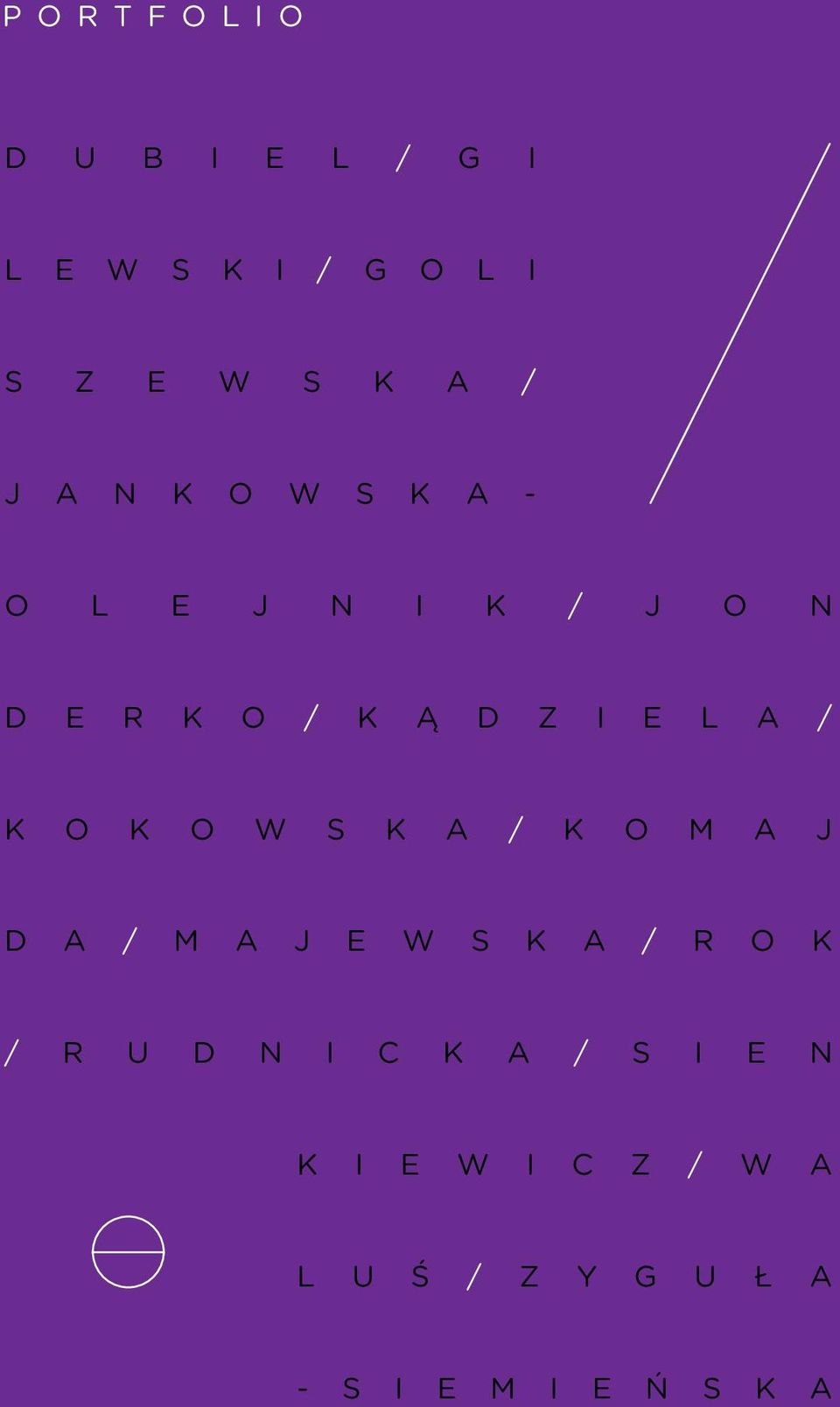 K A - O L E J N I K / J O N D E R K O / K Ą D Z I E L A / K O K O W S K A /