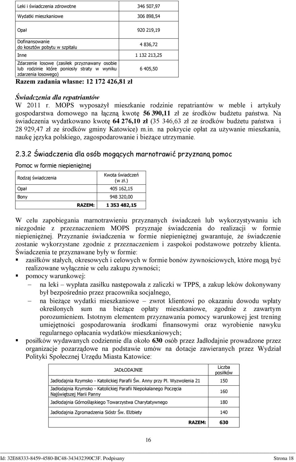 MOPS wyposażył mieszkanie rodzinie repatriantów w meble i artykuły gospodarstwa domowego na łączną kwotę 56 390,11 zł ze środków budżetu państwa.