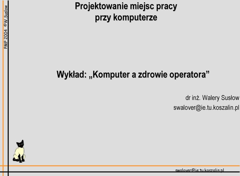 Wykład: Komputer a