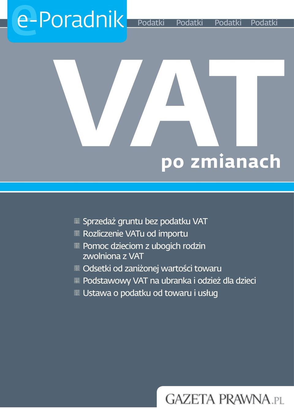 ubogich rodzin zwolniona z VAT Odsetki od zaniżonej wartości towaru