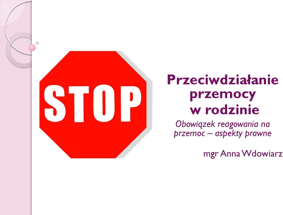 reagowania na przemoc