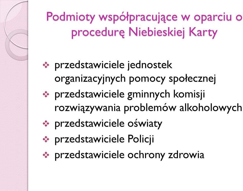 przedstawiciele gminnych komisji rozwiązywania problemów