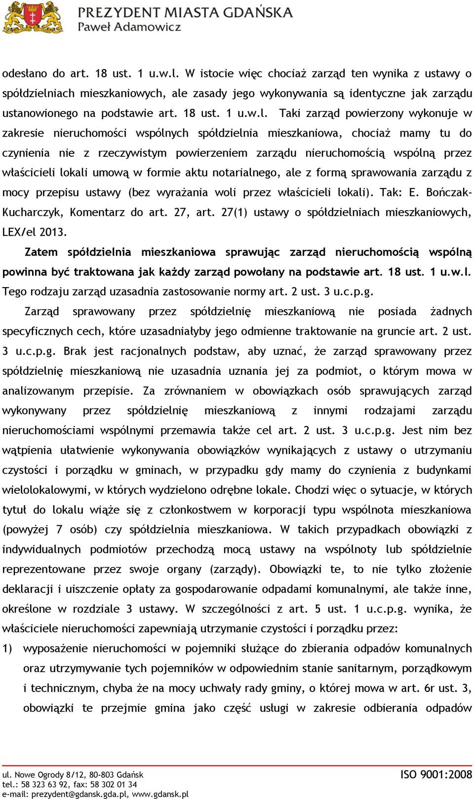 iach mieszkaniowych, ale