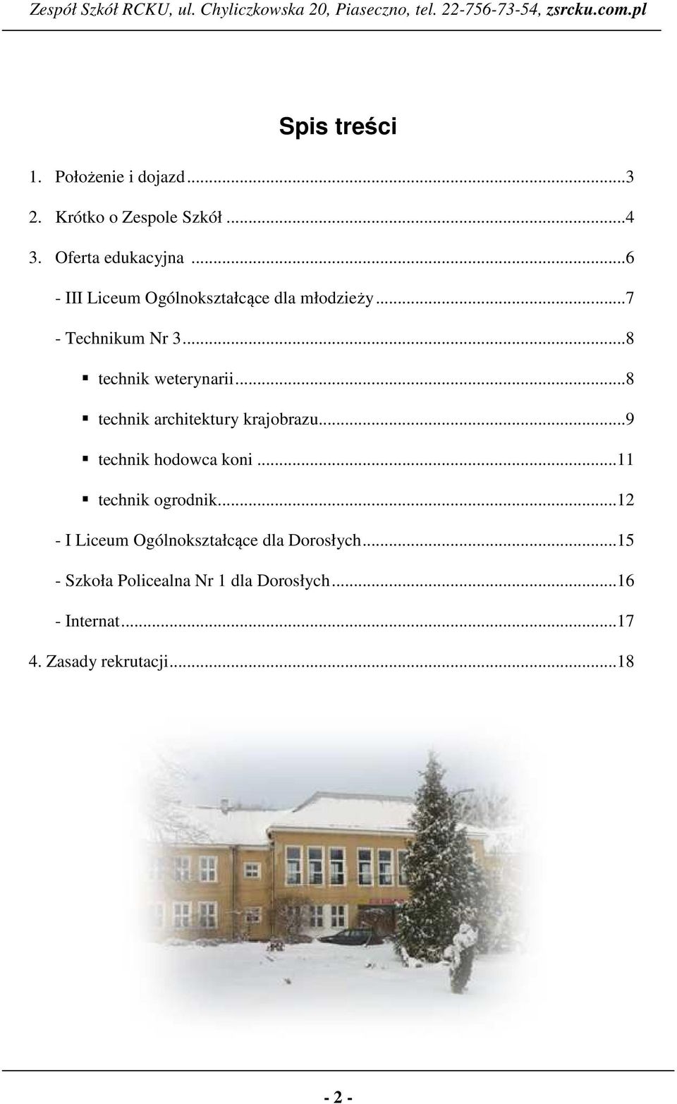 ..8 technik architektury krajbrazu...9 technik hdwca kni...11 technik grdnik.