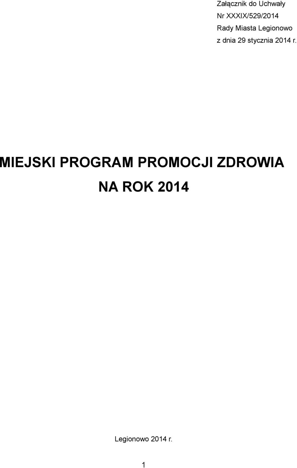 z dnia 29 stycznia 2014 r.