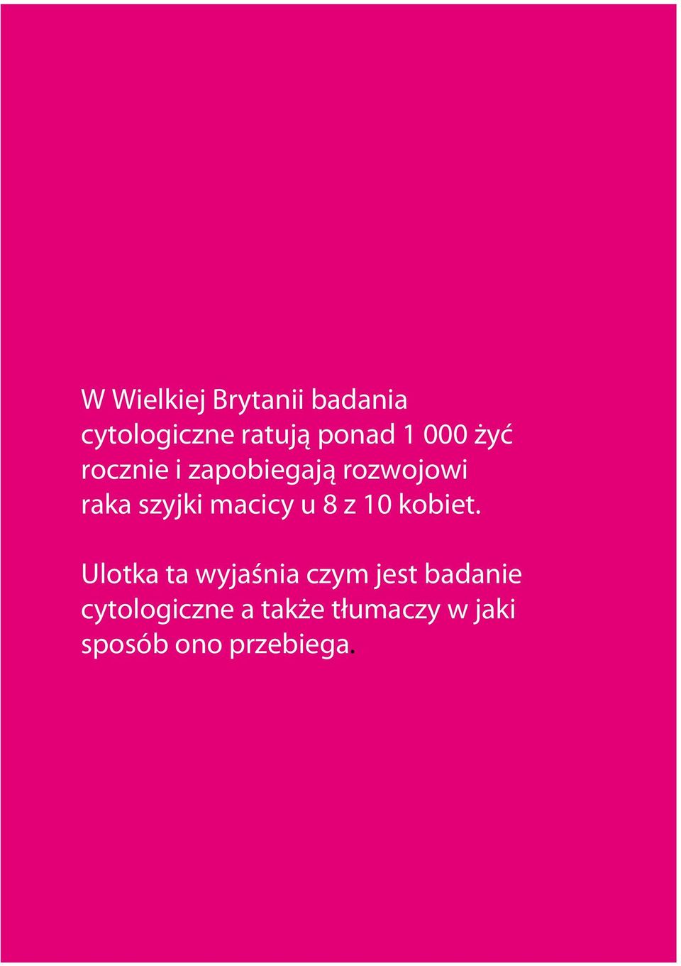 macicy u 8 z 10 kobiet.