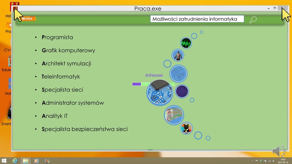 symulacji Teleinformatyk Specjalista sieci