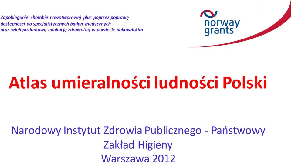 Zdrowia Publicznego -