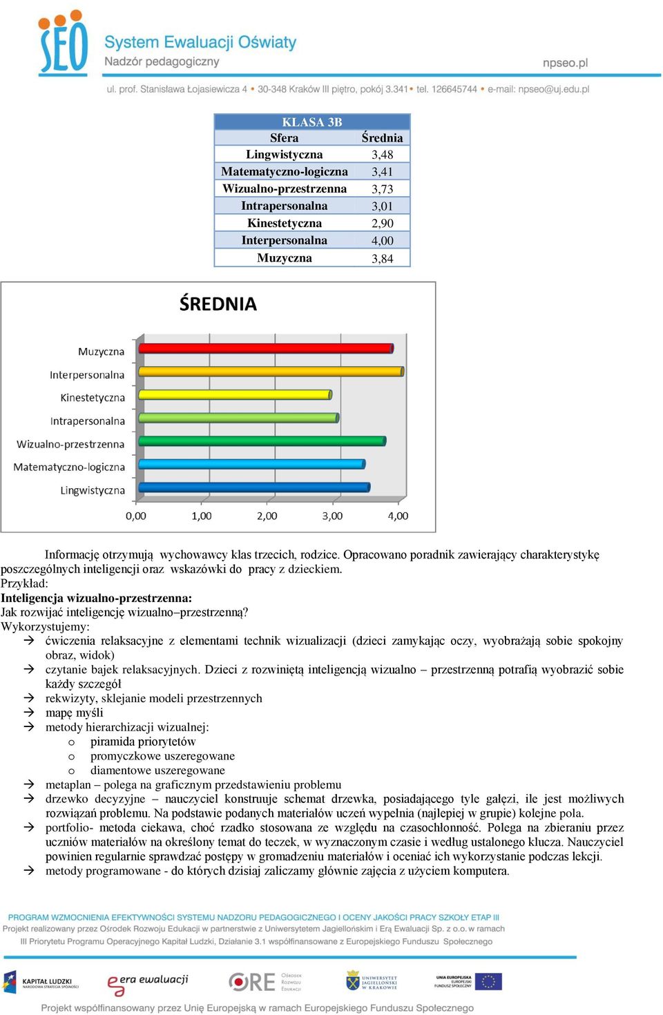 Przykład: Inteligencja wizualno-przestrzenna: Jak rozwijać inteligencję wizualno przestrzenną?