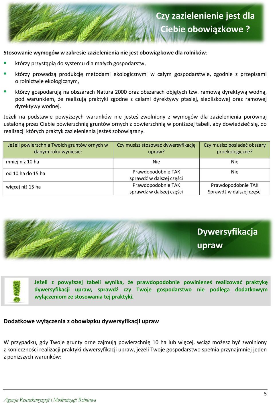 gospodarstwie, zgodnie z przepisami o rolnictwie ekologicznym, którzy gospodarują na obszarach Natura 2000 oraz obszarach objętych tzw.