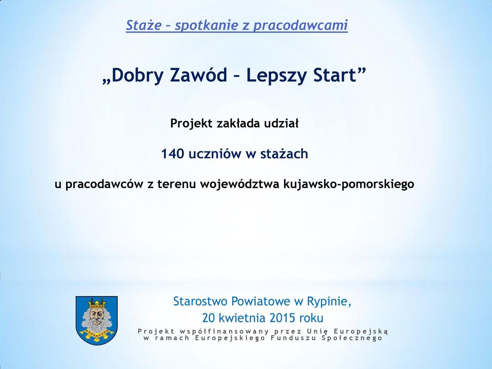 uczniów w stażach u pracodawców