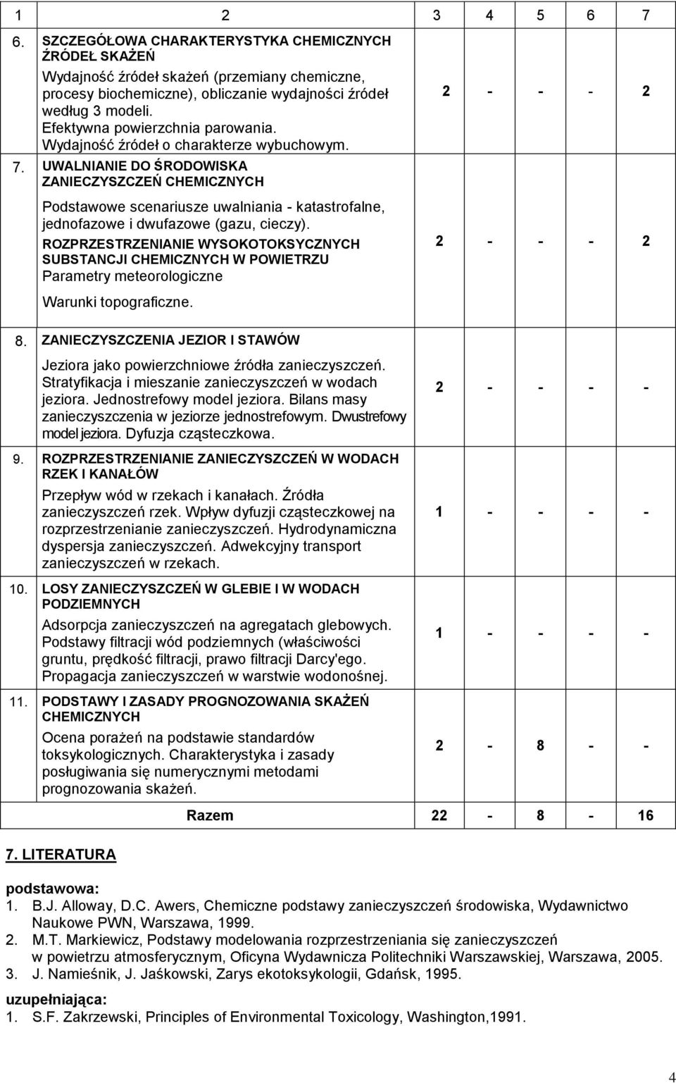 UWALNIANIE DO ŚRODOWISKA ZANIECZYSZCZEŃ CHEMICZNYCH Podstawowe scenariusze uwalniania - katastrofalne, jednofazowe i dwufazowe (gazu, cieczy).