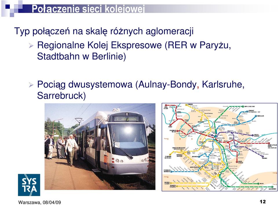 (RER w ParyŜu, Stadtbahn w Berlinie) Pociąg