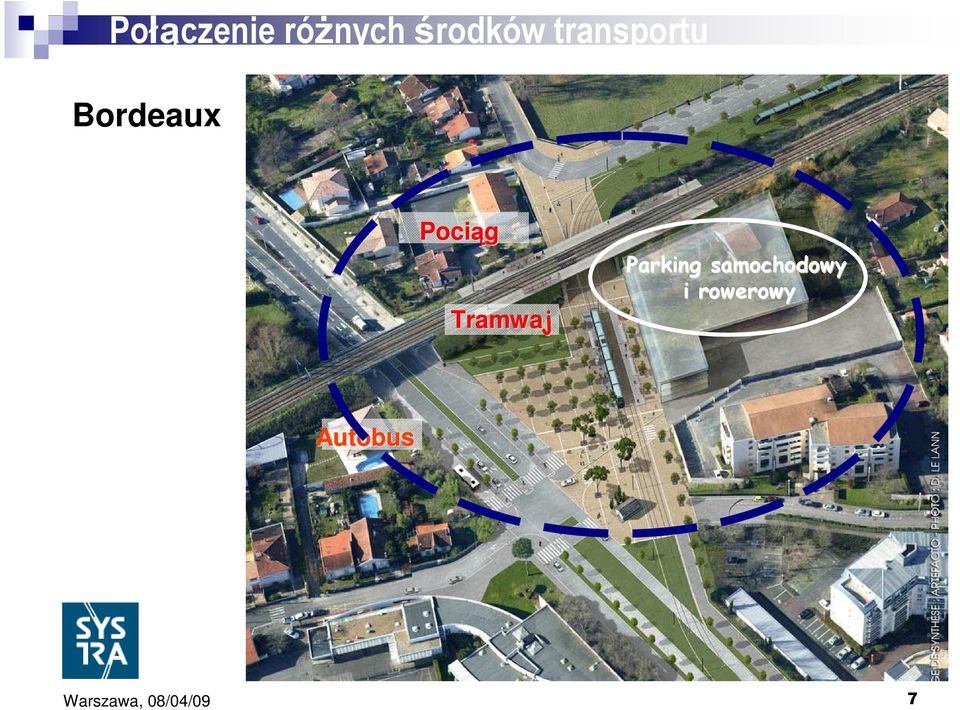 Bordeaux Pociąg Tramwaj