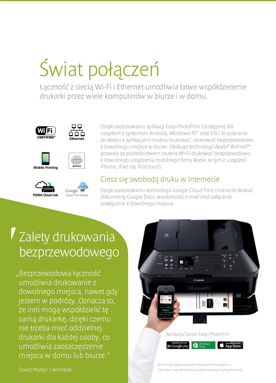 dowolnego miejsca w biurze.