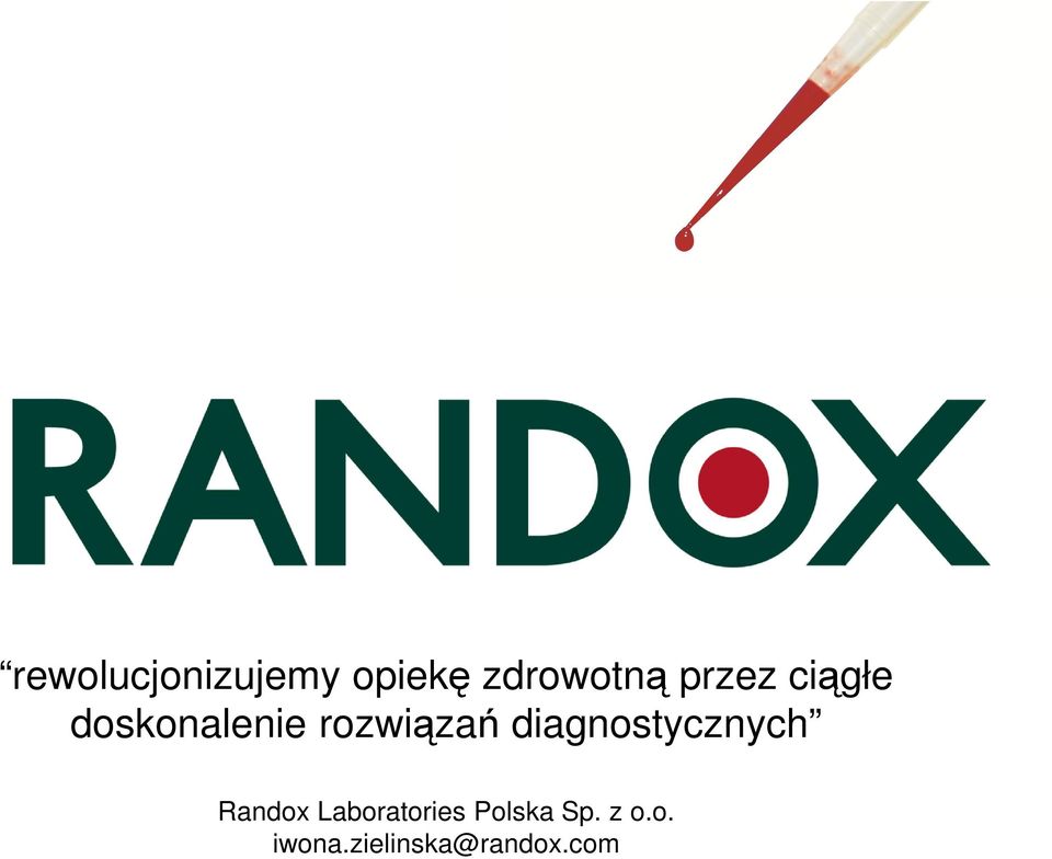 diagnostycznych Randox Laboratories