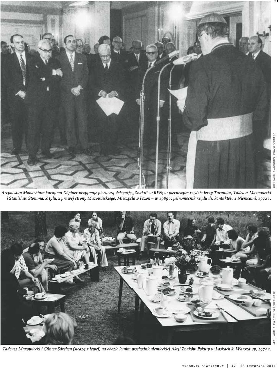 pełnomocnik rządu ds. kontaktów z Niemcami; 1972 r.