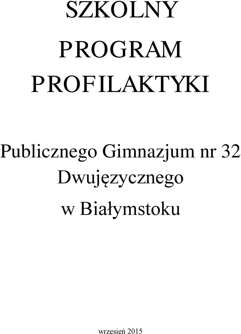 Gimnazjum nr 32