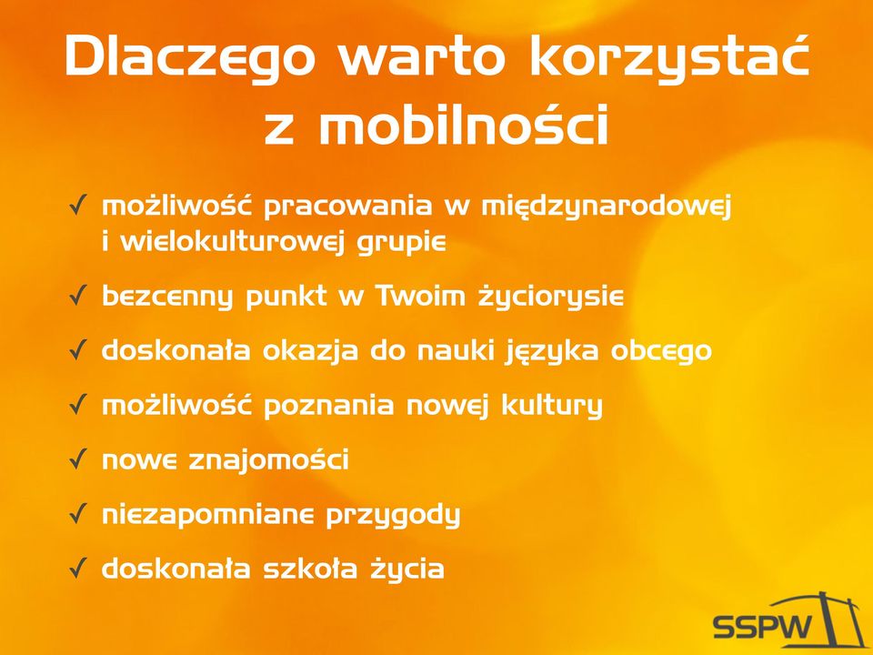 życiorysie doskonała okazja do nauki języka obcego możliwość