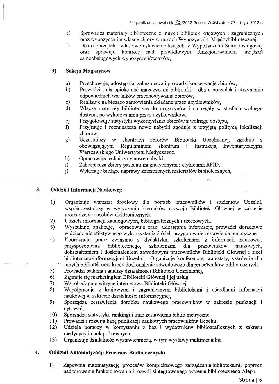 WUM z dnia Tl lutego 2012 r.