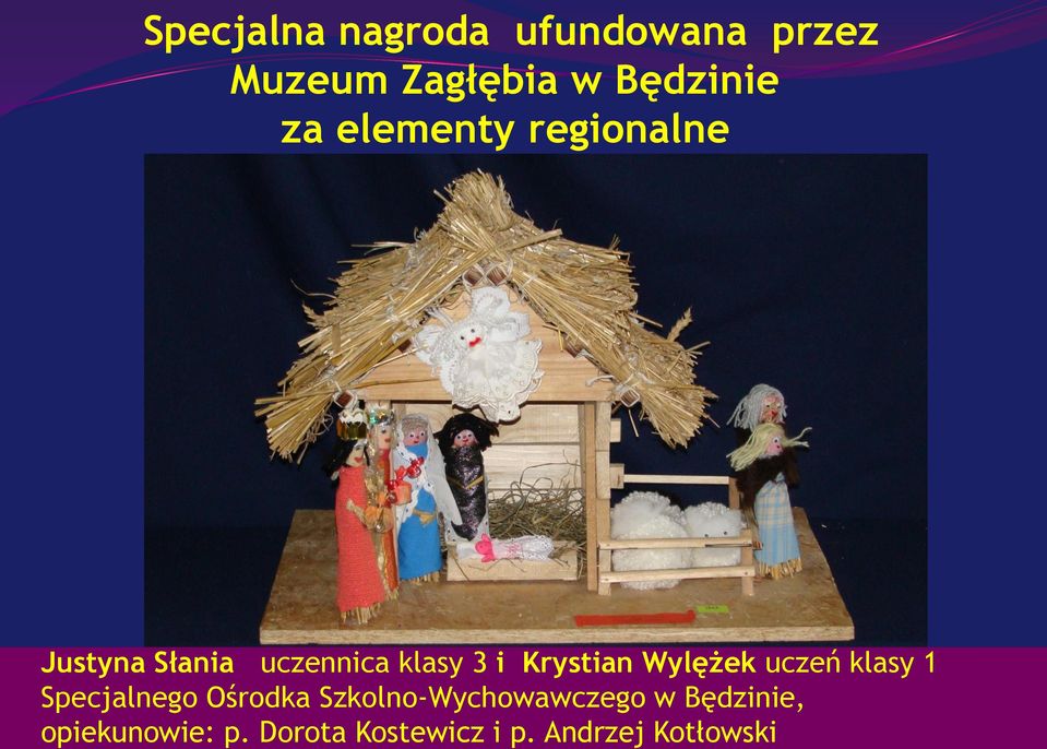 Wylężek uczeń klasy 1 Specjalnego Ośrodka Szkolno-Wychowawczego