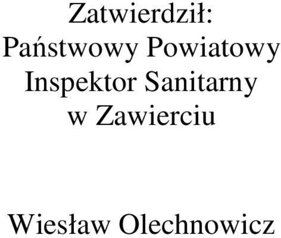 Inspektor Sanitarny