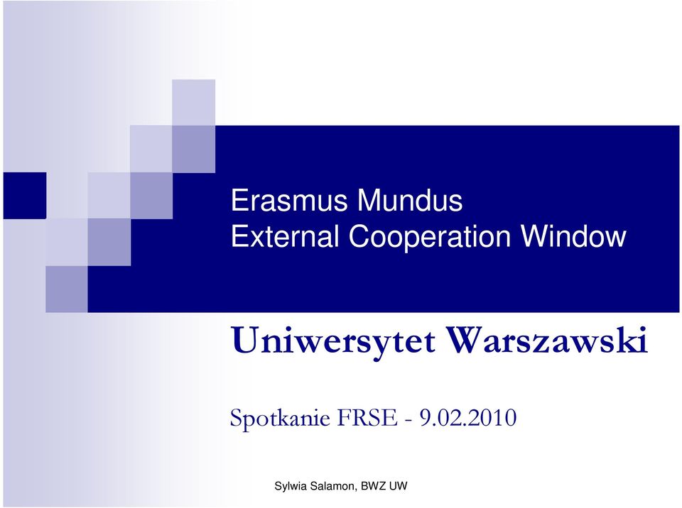 Warszawski Sptkanie FRSE -