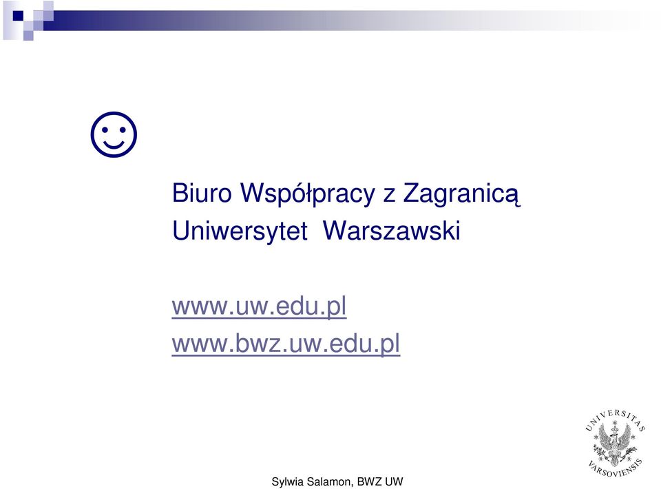 Warszawski www.uw.edu.