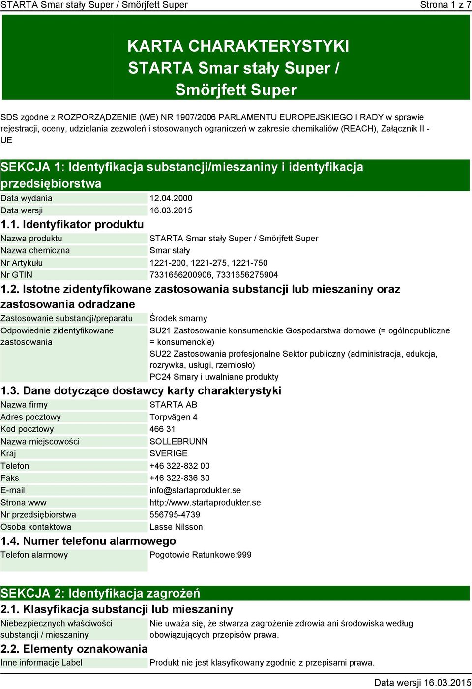 przedsiębiorstwa Data wydania 12