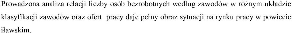 klasyfikacji zawodów oraz ofert pracy daje