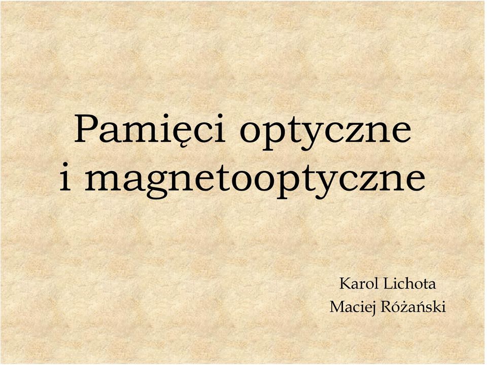 magnetooptyczne