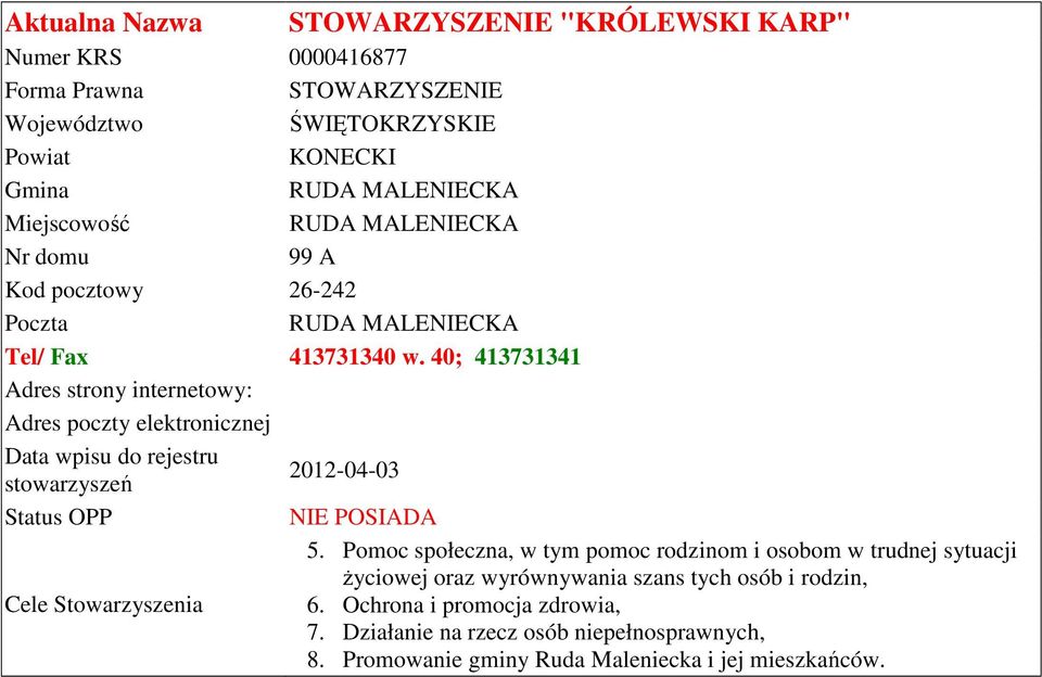 Pomoc społeczna, w tym pomoc rodzinom i osobom w trudnej sytuacji życiowej oraz wyrównywania szans tych osób i rodzin, Cele